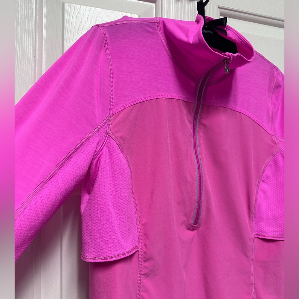 Lululemon Women's Fuchsia Pink Athletic Jacket Size 8 - Picture 5 of 13